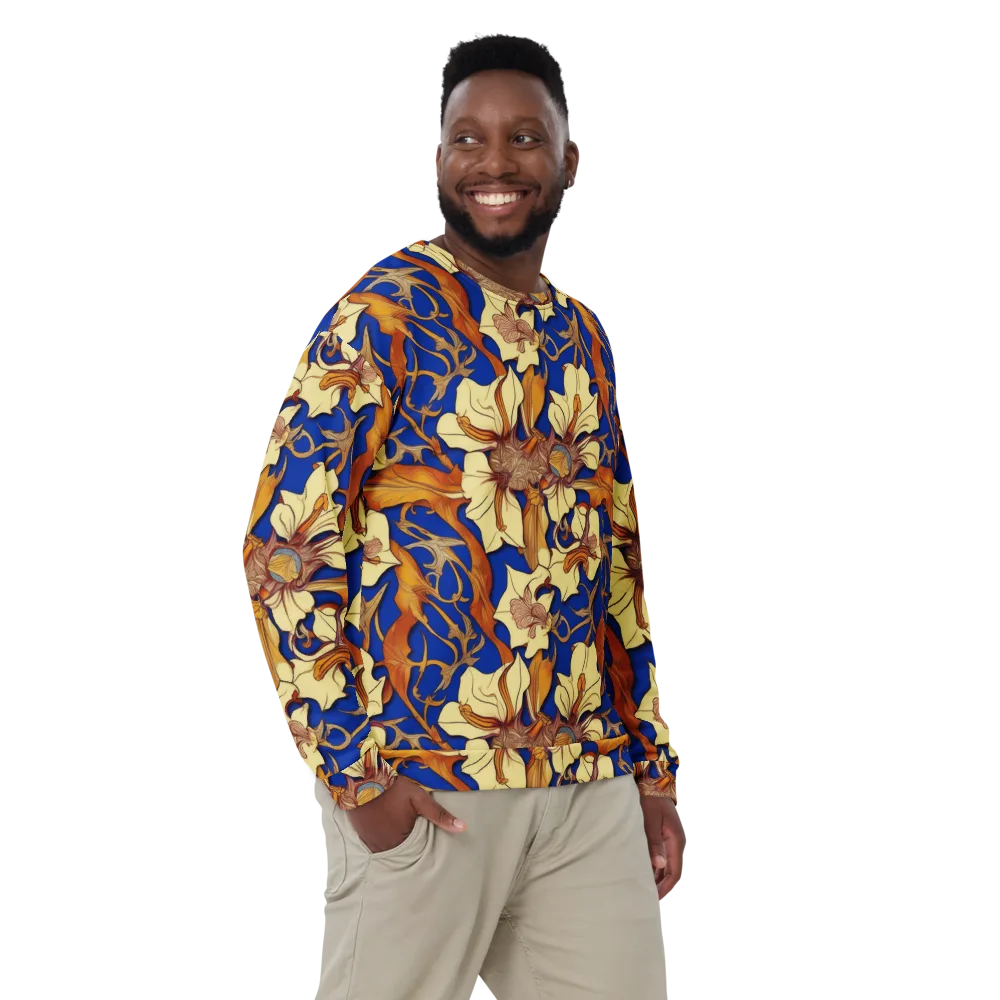 Cobalt Nouveau on Sweatshirt — Front
