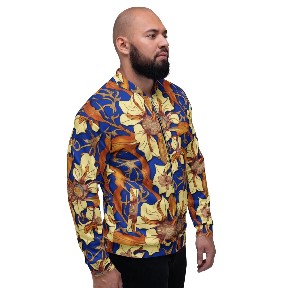 Cobalt Nouveau on Bomber Jacket — Right