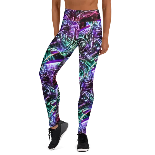 Nebula Fusions on a Yoga Leggings
