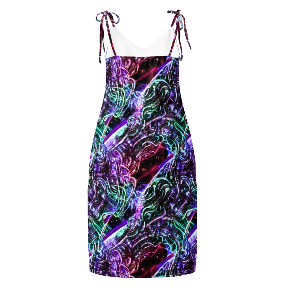 Nebula Fusions on Slip Dress — Back