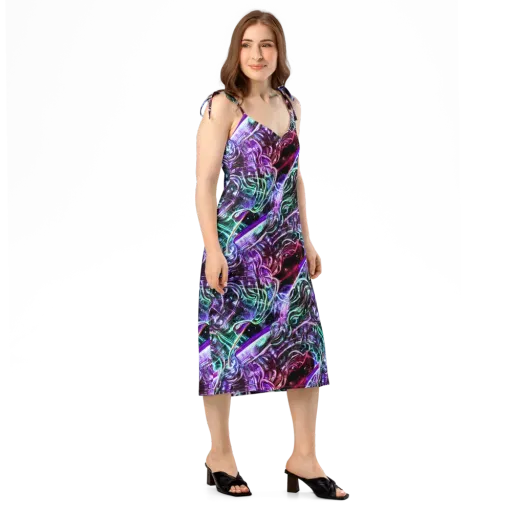 Nebula Fusions on a Slip Dress