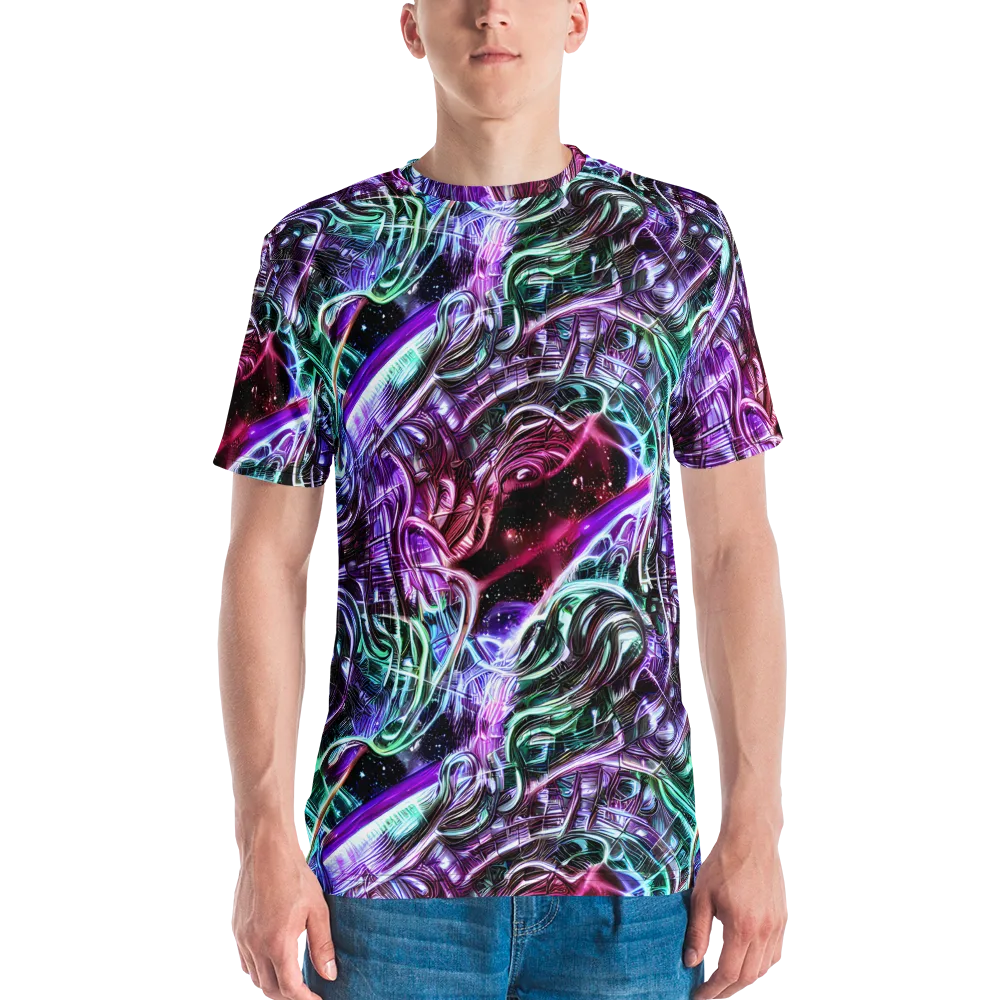 Nebula Fusions on Men's Crew Neck T-Shirt — Front
