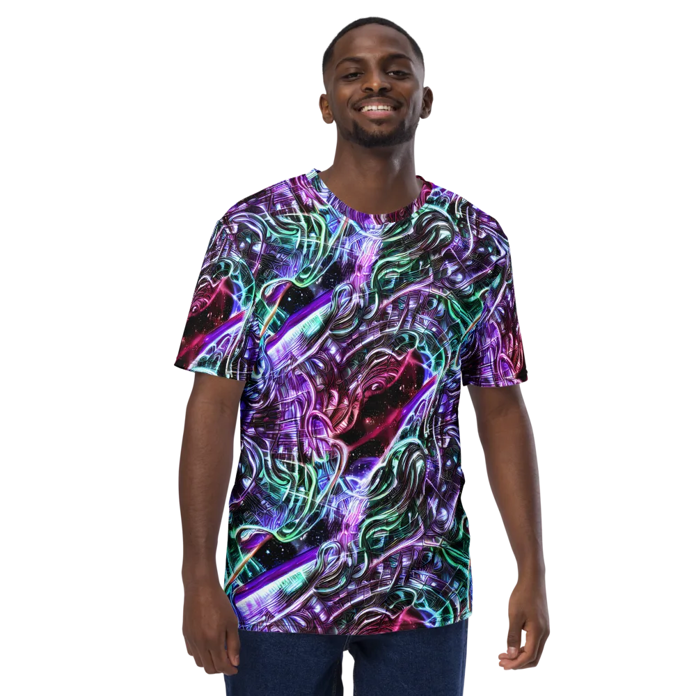 Nebula Fusions on Men's Crew Neck T-Shirt — Front