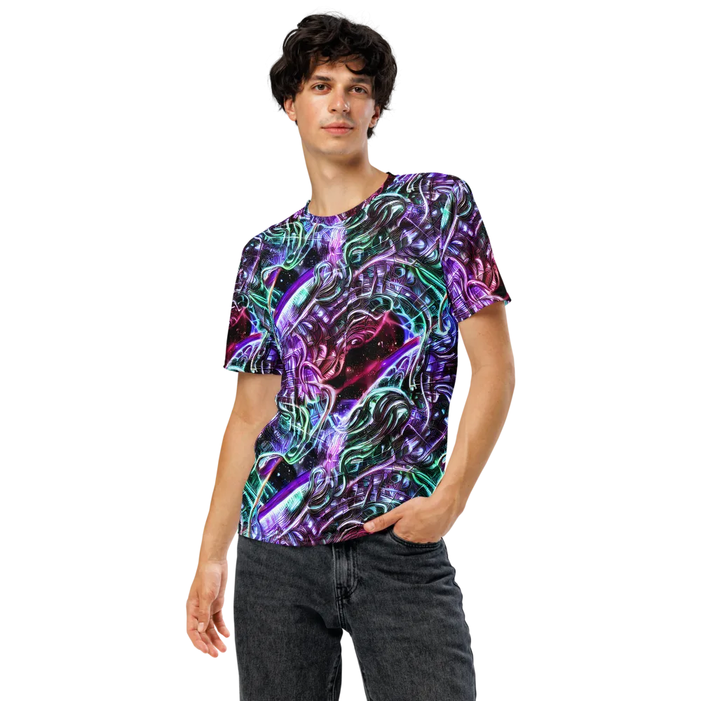 Nebula Fusions on Men's Crew Neck T-Shirt — Front