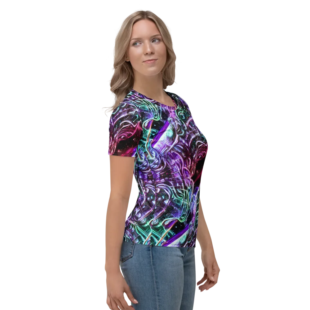 Nebula Fusions on Women's Crew Neck T-Shirt — Right
