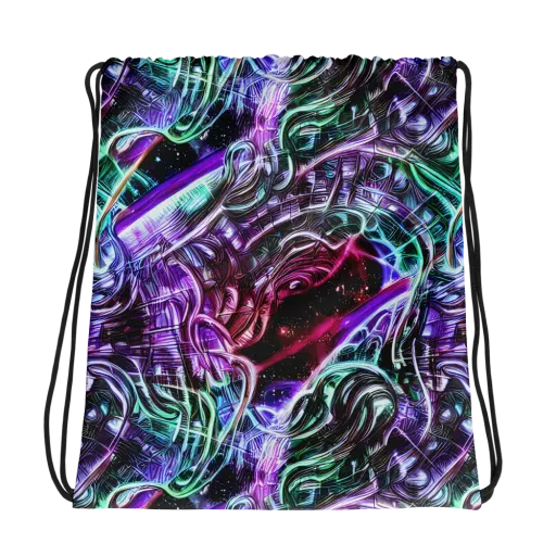 Nebula Fusions on a Drawstring Bag