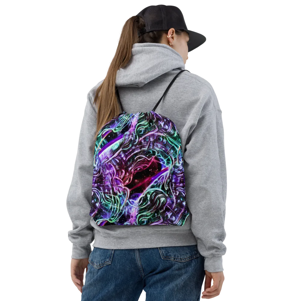 Nebula Fusions on Drawstring Bag — Front