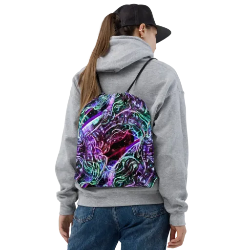 Nebula Fusions on a Drawstring Bag
