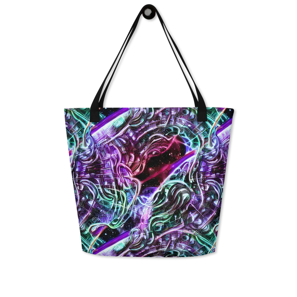 Nebula Fusions on Large Tote Bag W/ Pocket — Front