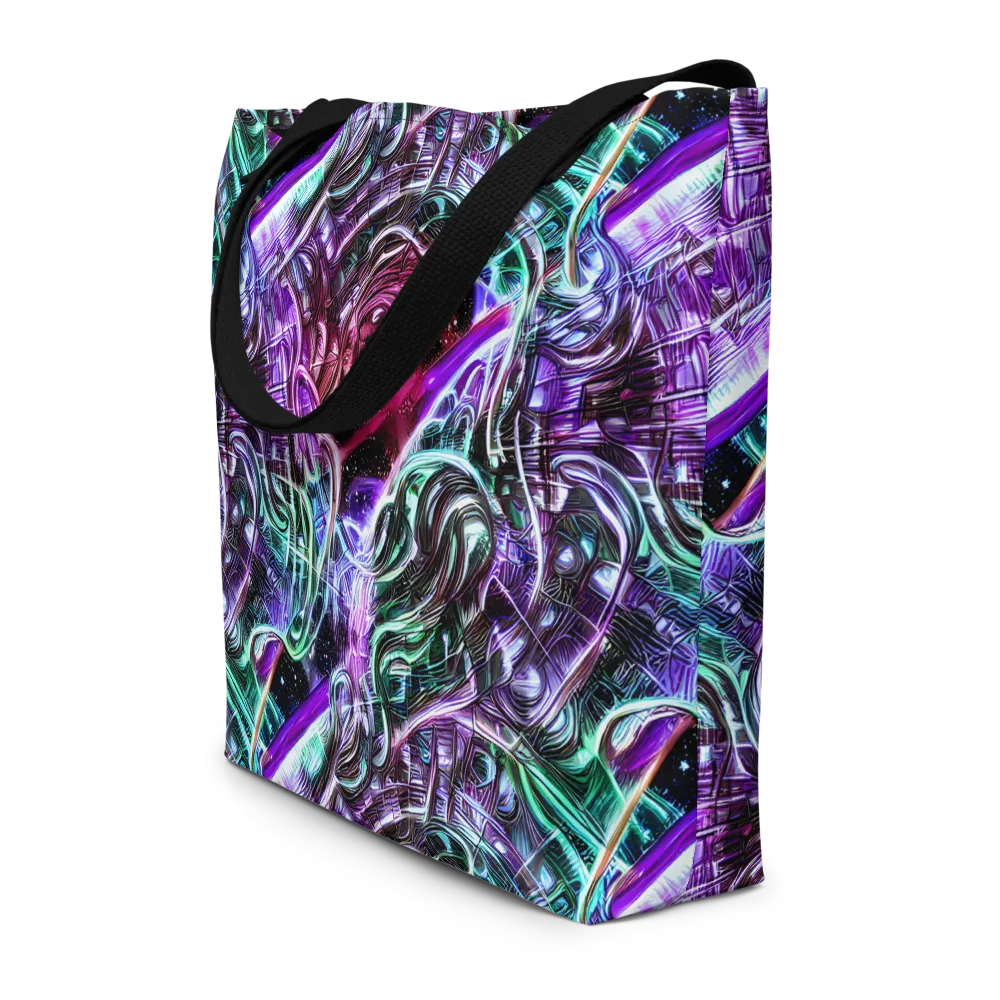 Nebula Fusions on Large Tote Bag W/ Pocket — Front