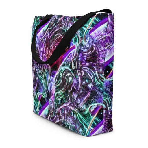 Nebula Fusions on a Large Tote Bag W/ Pocket
