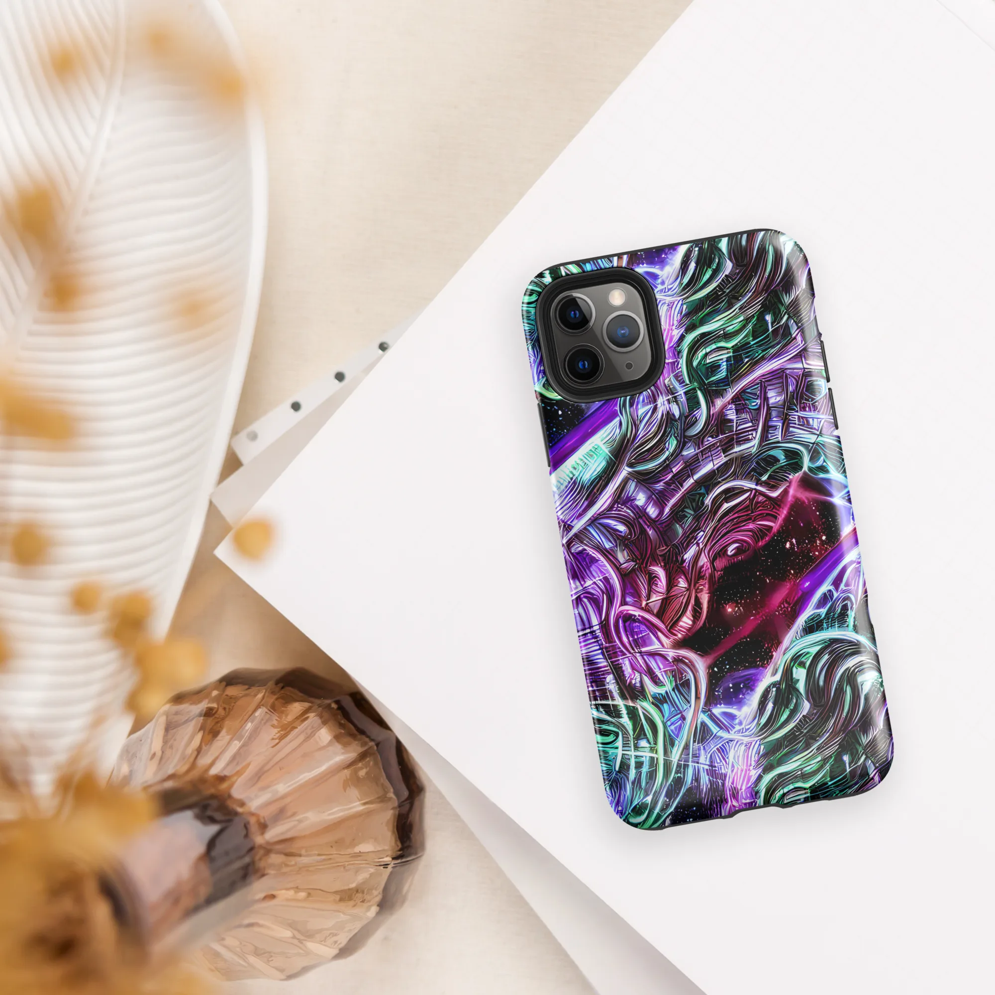 Nebula Fusions on Tough Case for iPhone® — Front