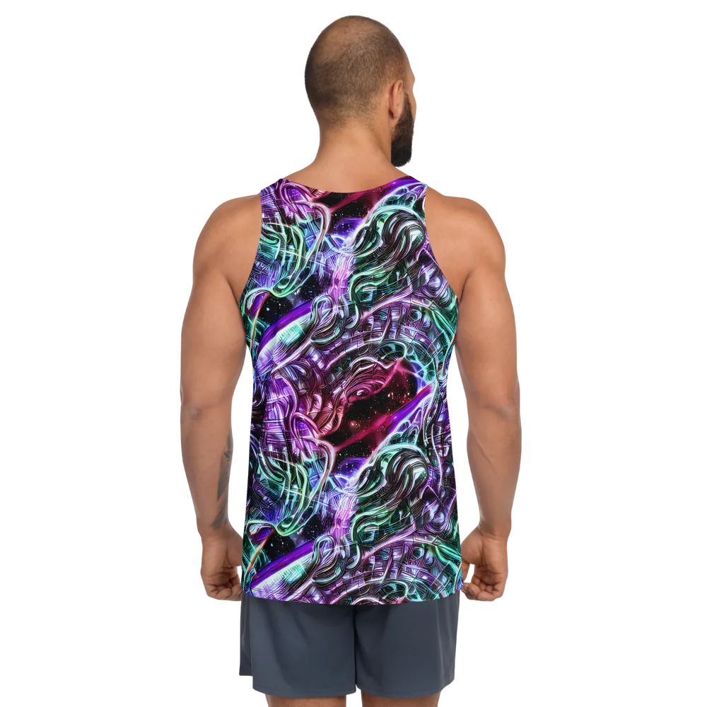 Nebula Fusions on Men's Tank Top — Back