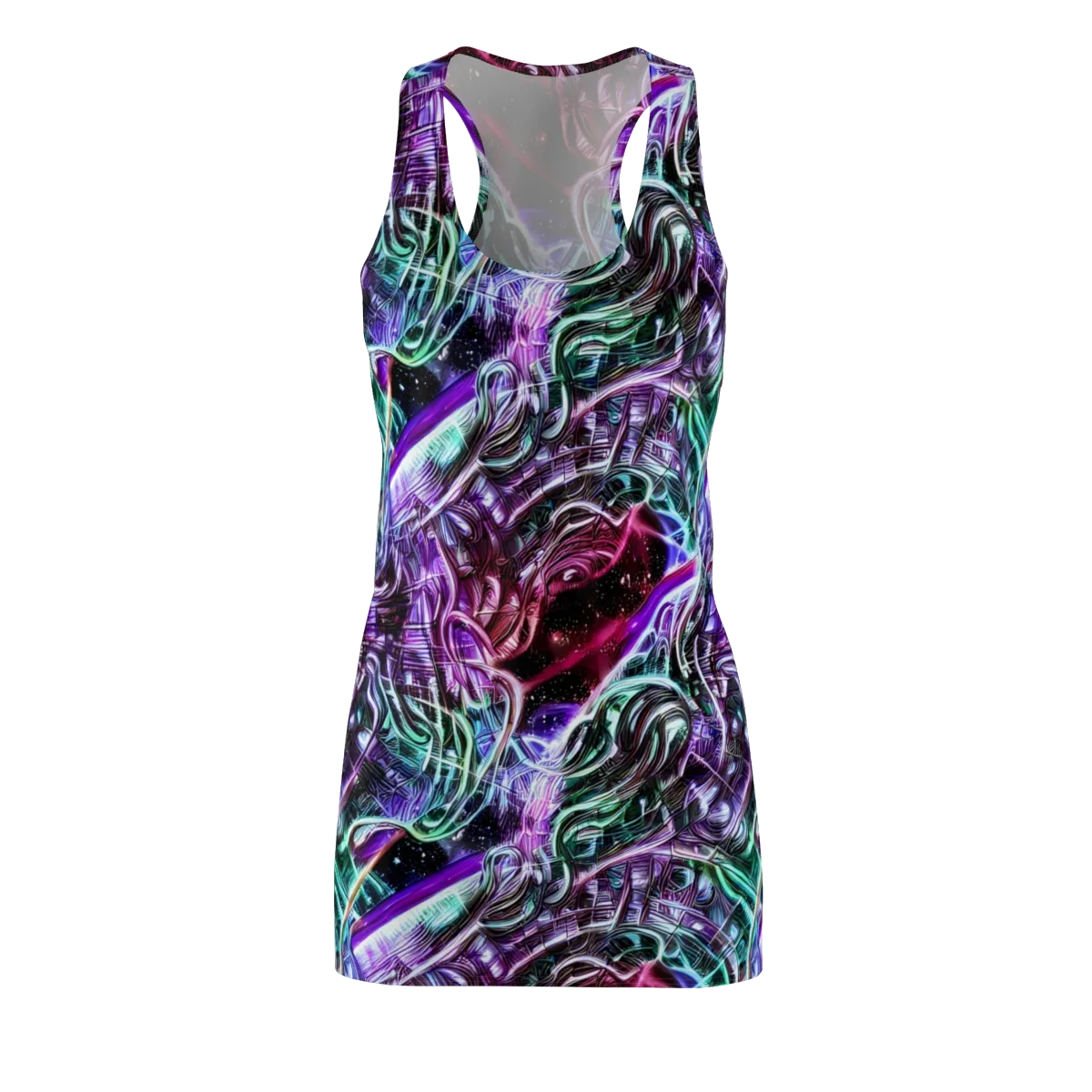 Nebula Fusions on Racerback Dress — Front