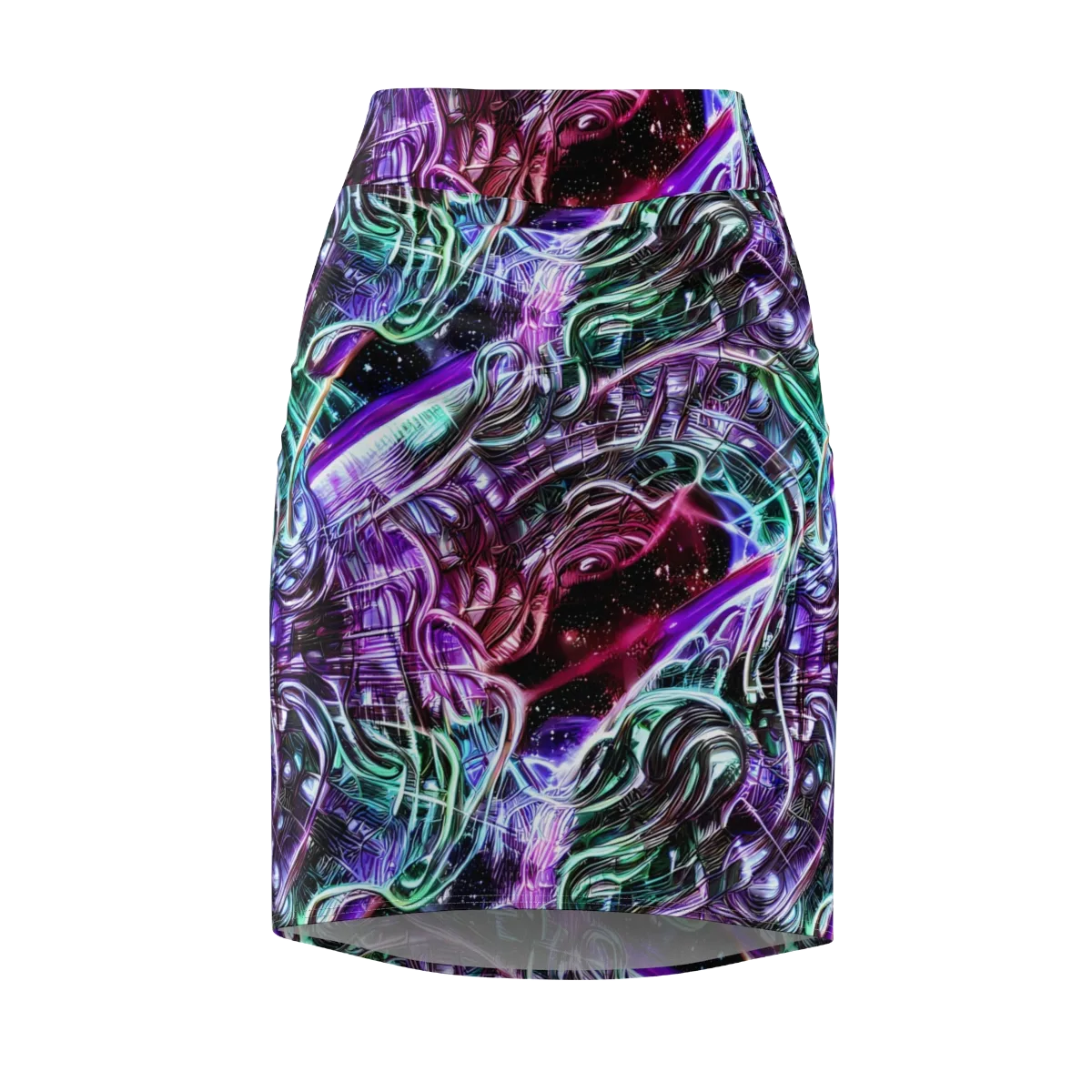 Nebula Fusions on Pencil Skirt — Front