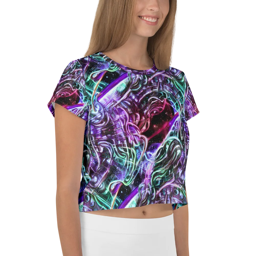 Nebula Fusions on Crop Tee — Right