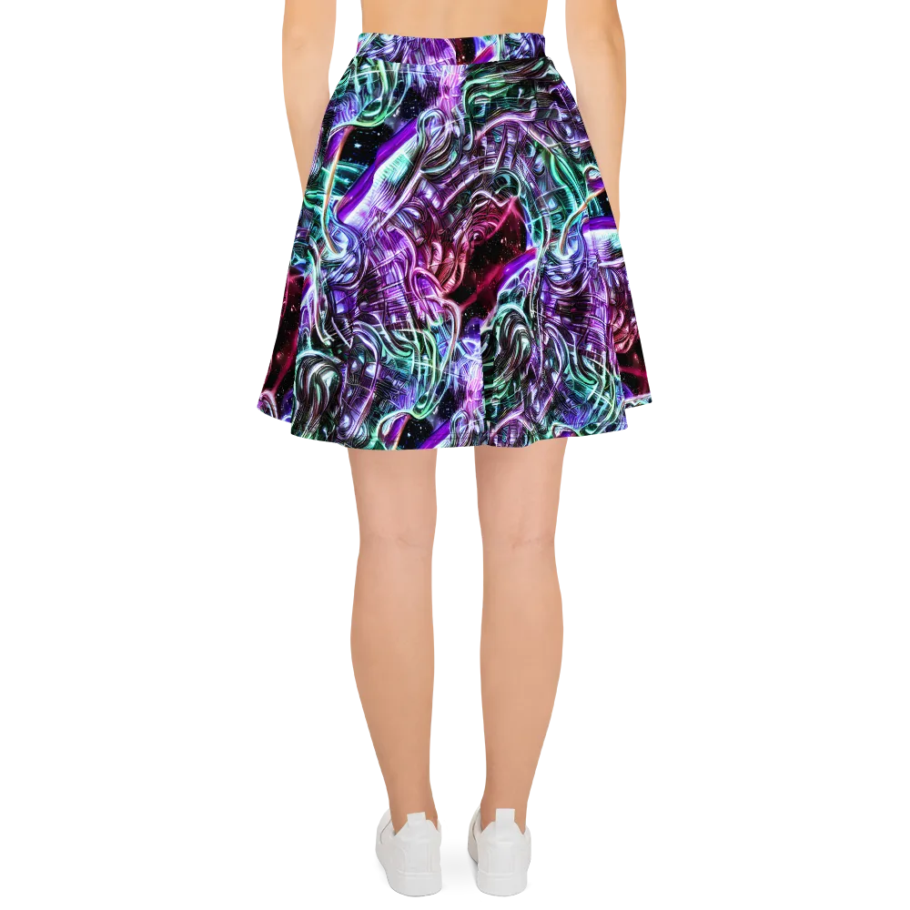 Nebula Fusions on Skater Skirt — Back
