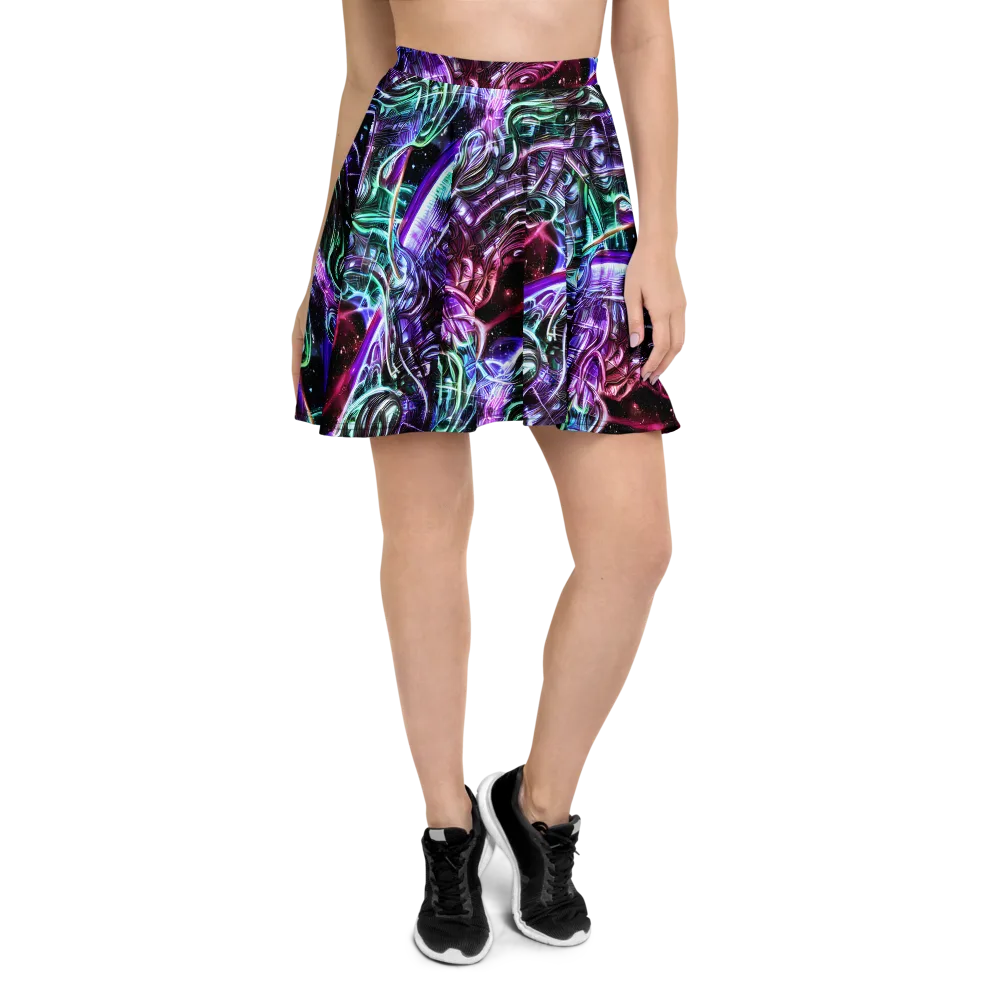 Nebula Fusions on Skater Skirt — Front