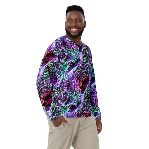 Nebula Fusions on a Sweatshirt