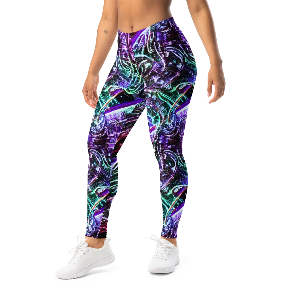 Nebula Fusions on Leggings — Left Front