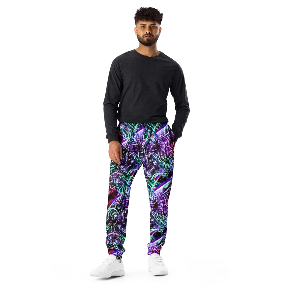 Nebula Fusions on Men's Joggers — Front