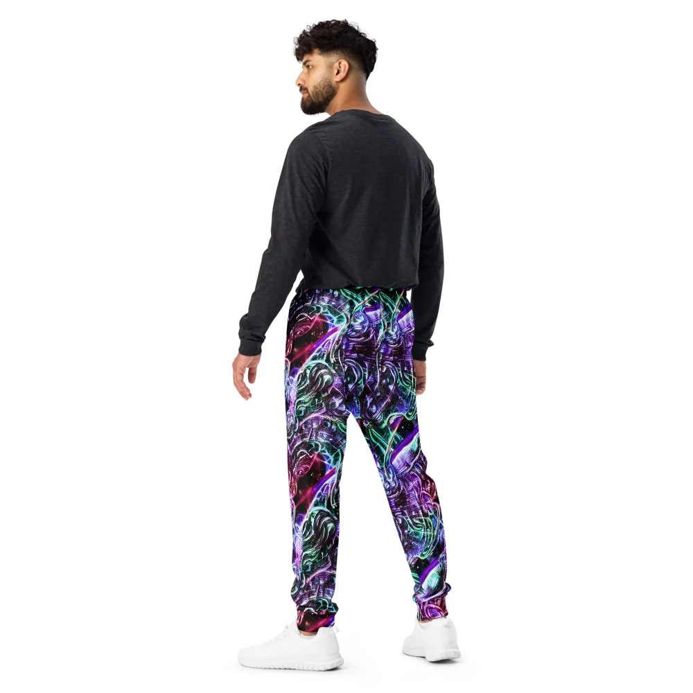 Nebula Fusions on Men's Joggers — Back