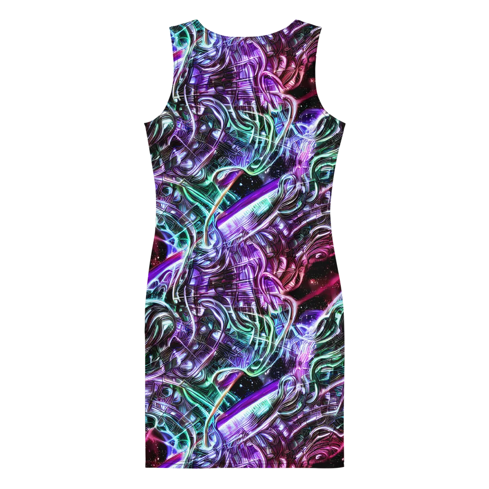 Nebula Fusions on Bodycon Dress — Back