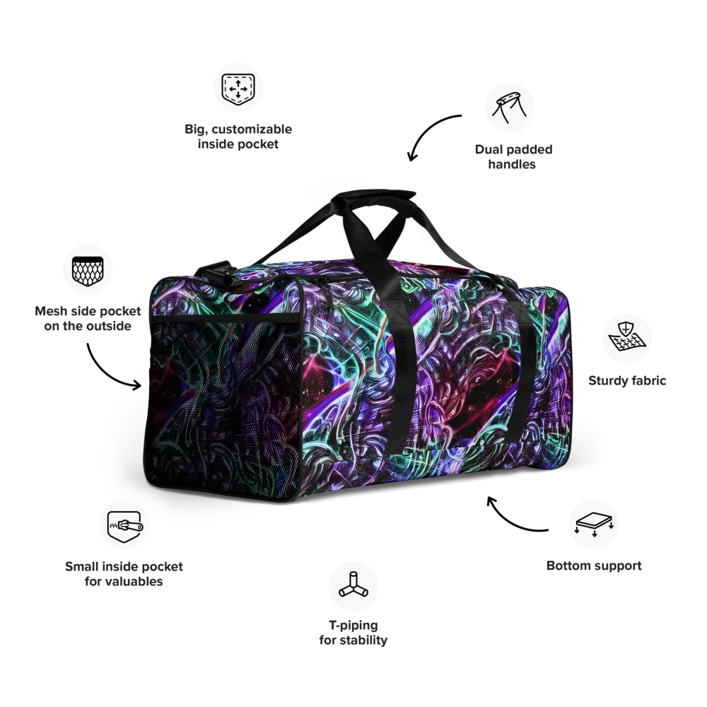 Nebula Fusions on Duffle Bag — Right Front