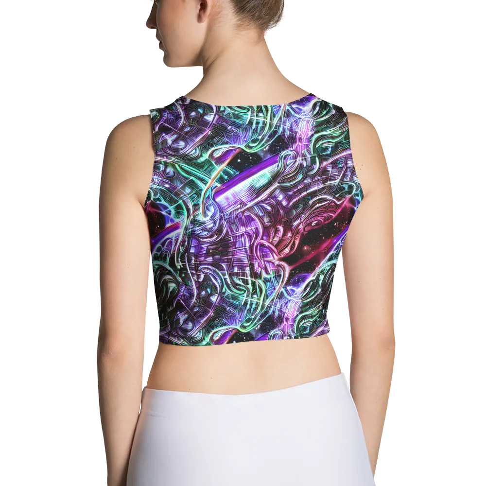 Nebula Fusions on Crop Top — Back