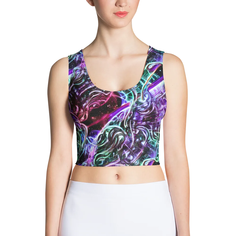 Nebula Fusions on Crop Top — Front