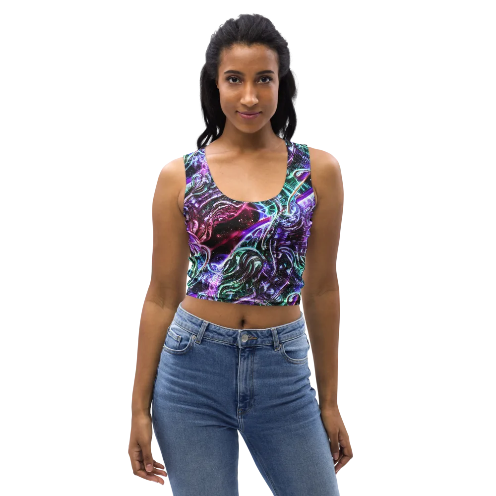 Nebula Fusions on Crop Top — Front