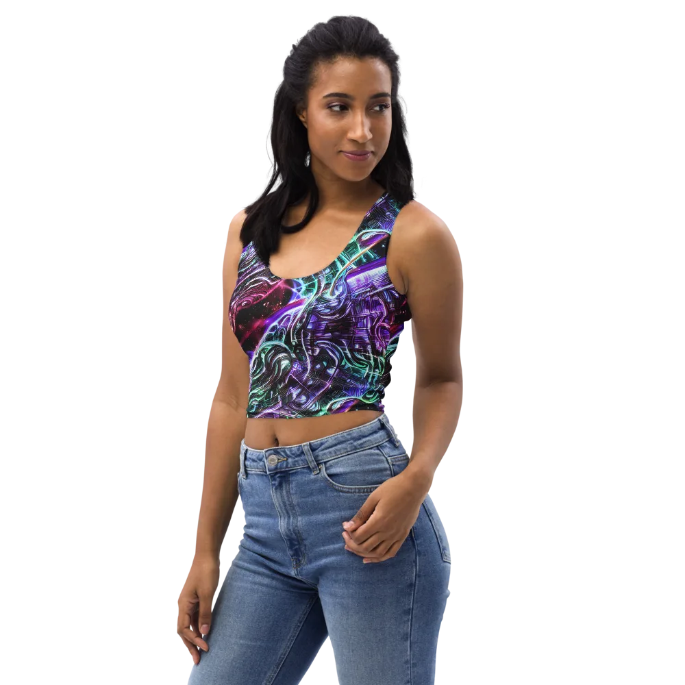 Nebula Fusions on Crop Top — Left Front