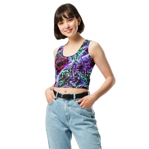 Nebula Fusions on a Crop Top
