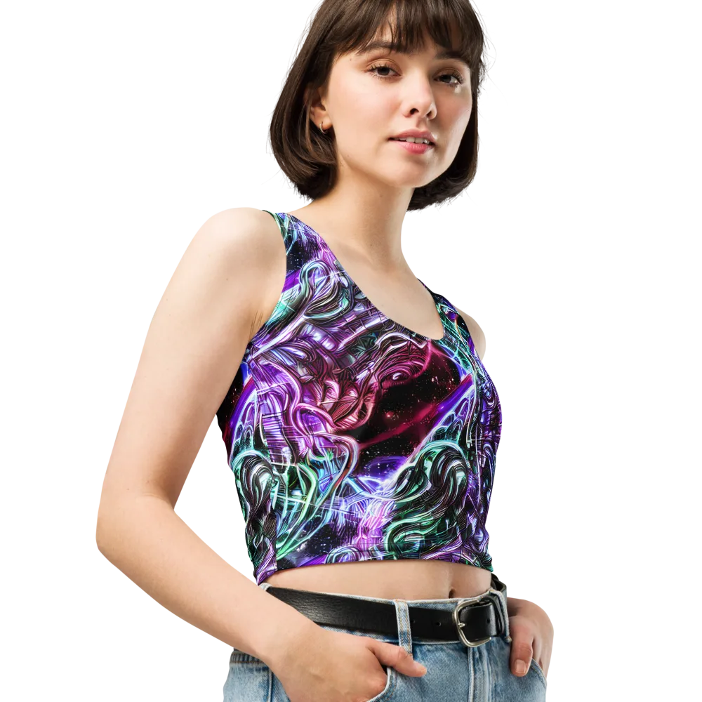 Nebula Fusions on Crop Top — Right Front