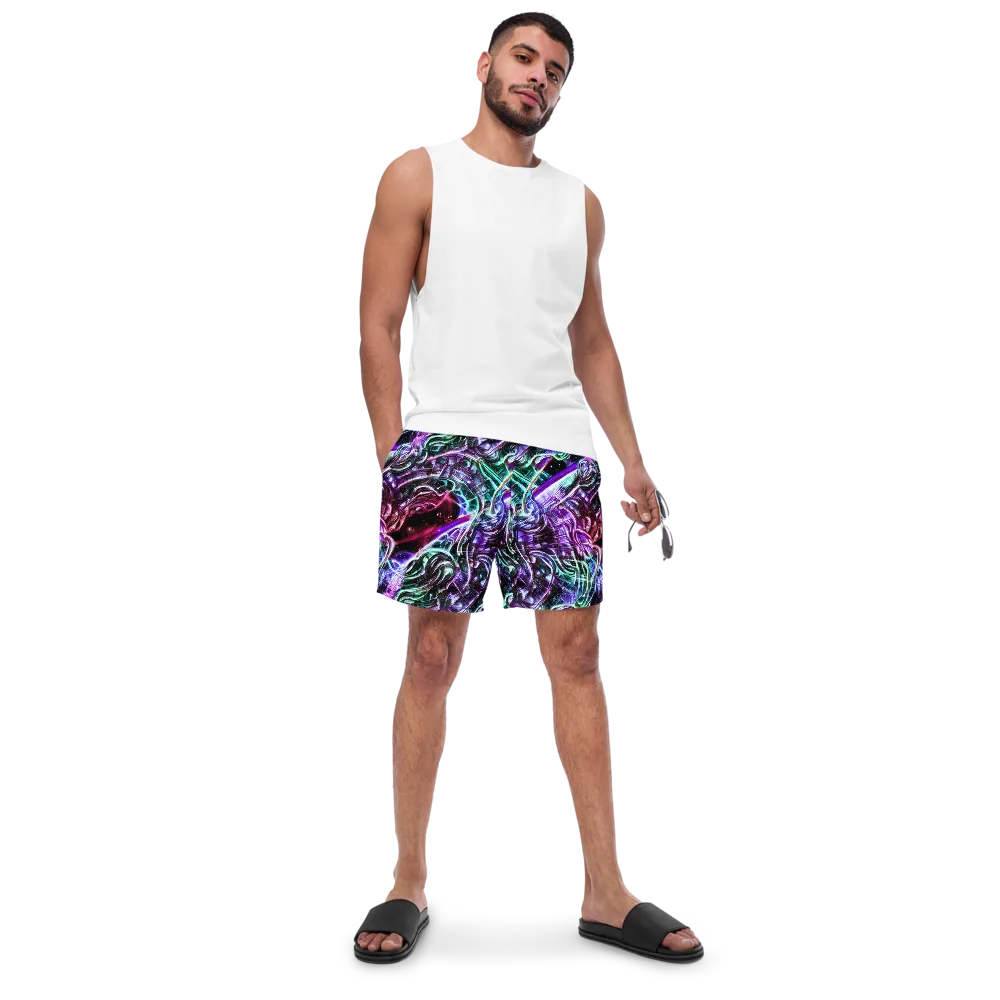 Nebula Fusions on Swim Trunks — Front