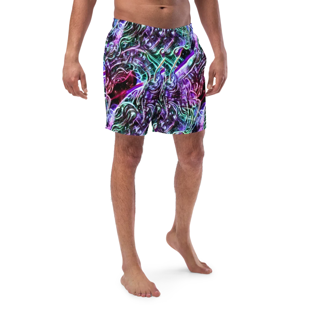 Nebula Fusions on Swim Trunks — Front