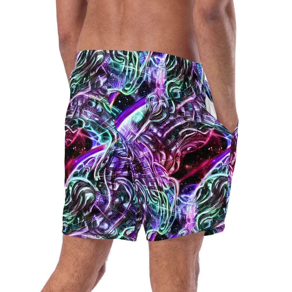 Nebula Fusions on Swim Trunks — Right Back
