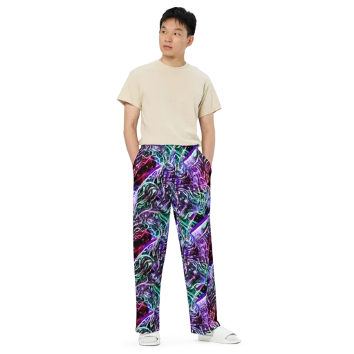 Nebula Fusions on a Wide-Leg Pants