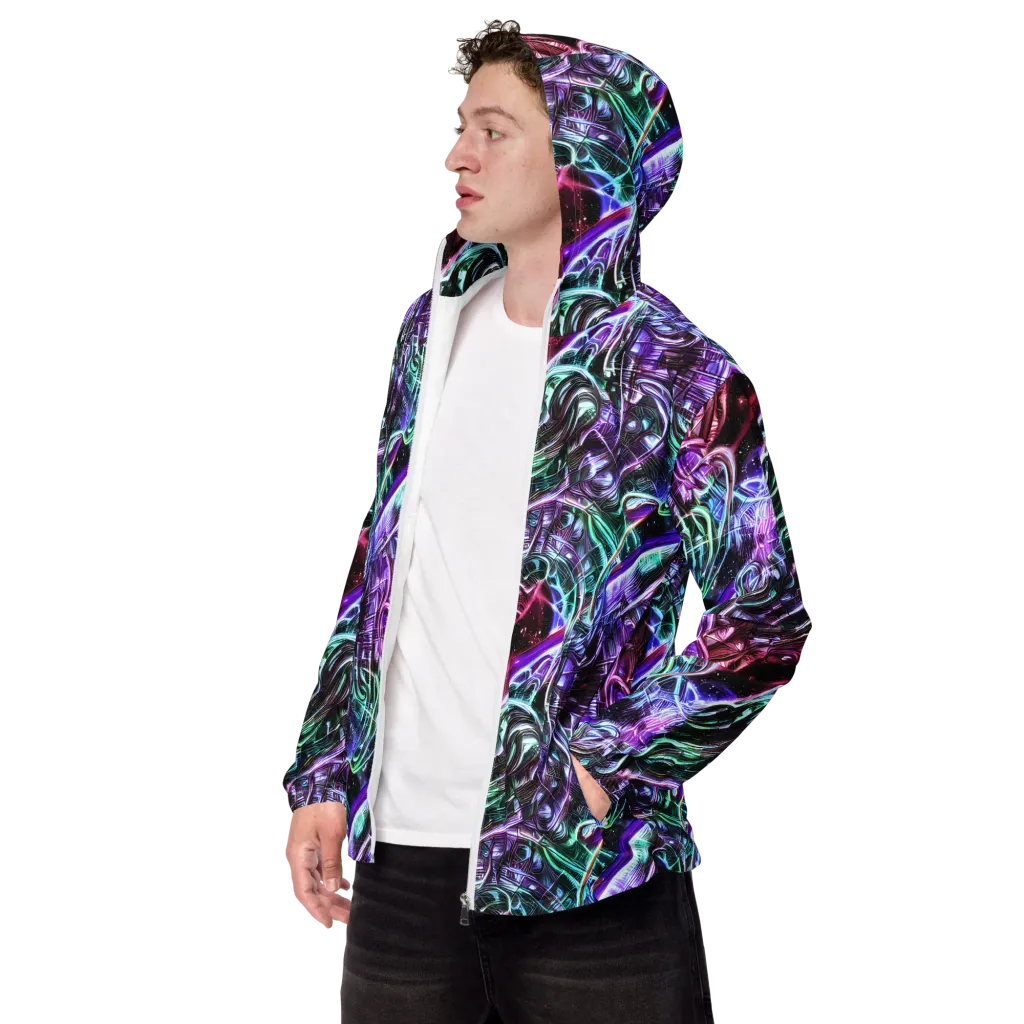 Nebula Fusions on Men's Windbreaker — Left Front