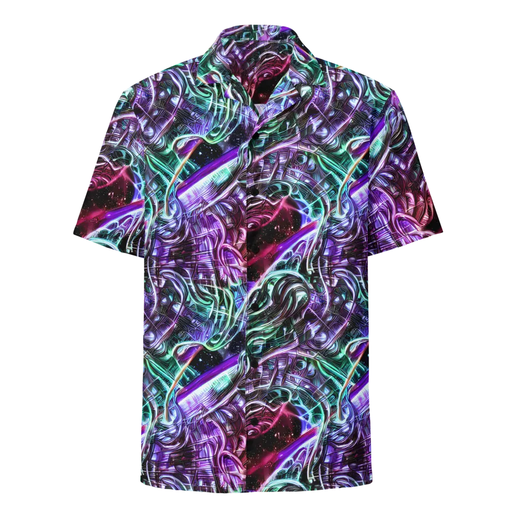 Nebula Fusions on Button Shirt — Front
