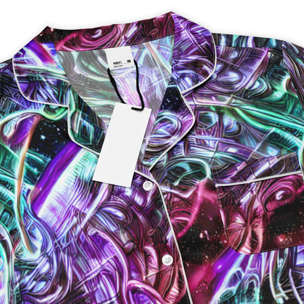 Nebula Fusions on Women's Short Sleeve Pajama Top — Product details