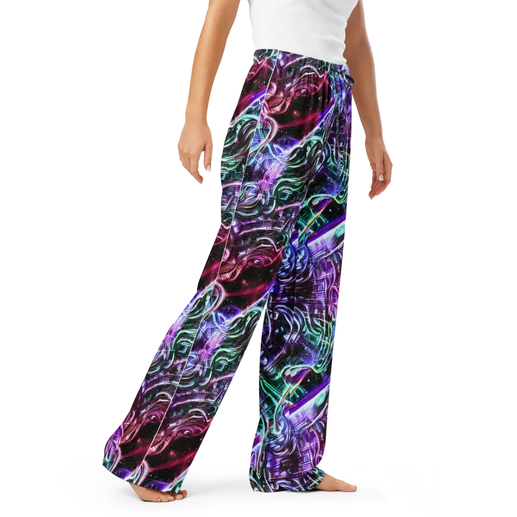 Nebula Fusions on Women's Pajama Pants — Right Front