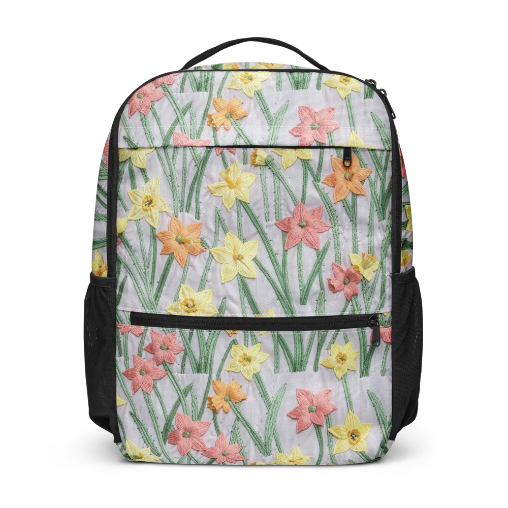 Daffodil Stitch on Utility Backpack — Front