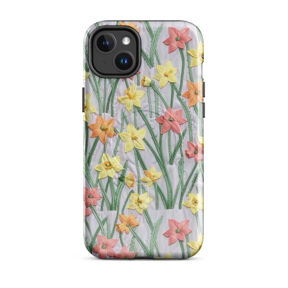 Daffodil Stitch on MagSafe Tough Case for iPhone® — Front