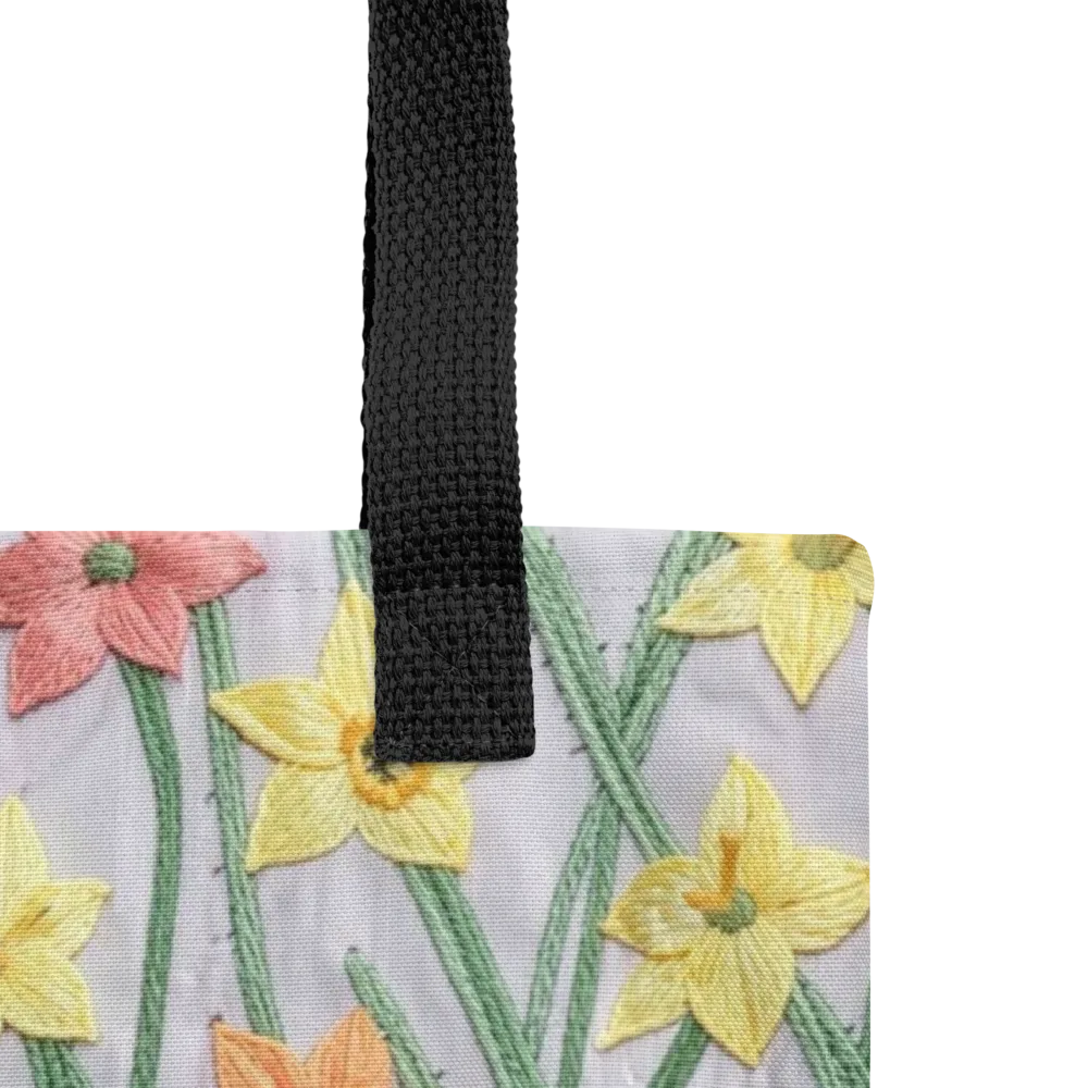 Daffodil Stitch on Tote Bag — Product details