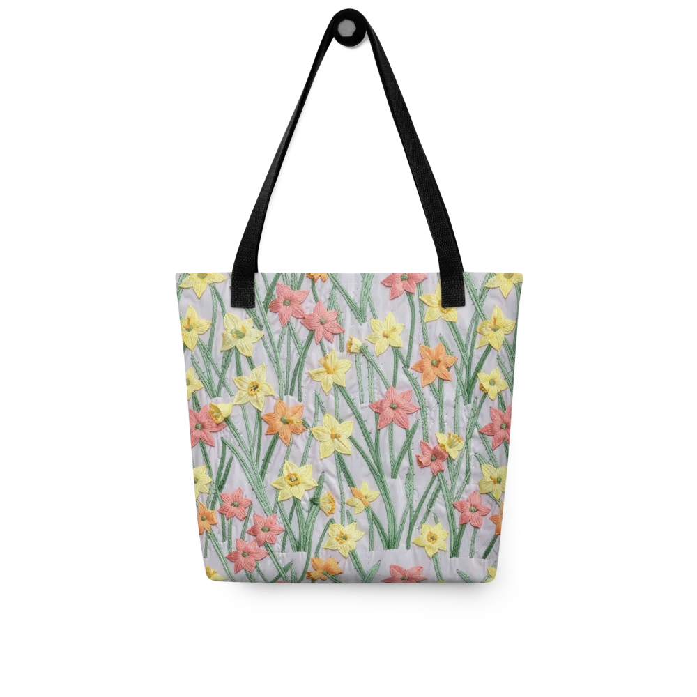 Daffodil Stitch on Tote Bag — Front
