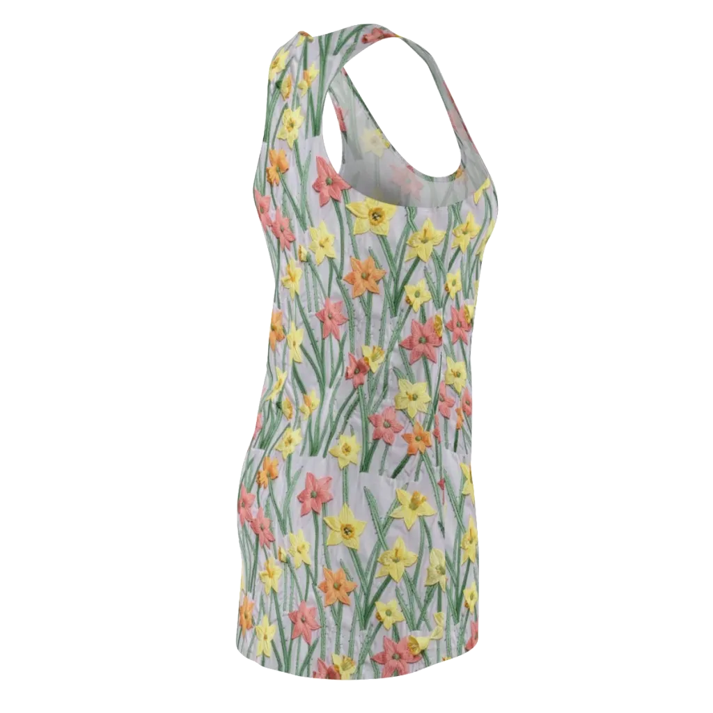 Daffodil Stitch on Racerback Dress — Back Side