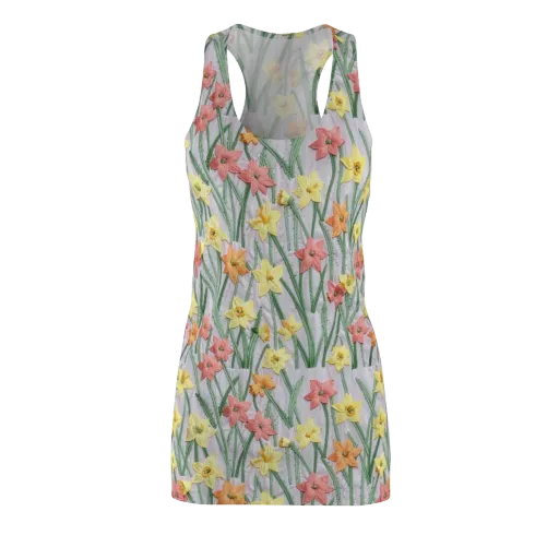 Daffodil Stitch on a Racerback Dress
