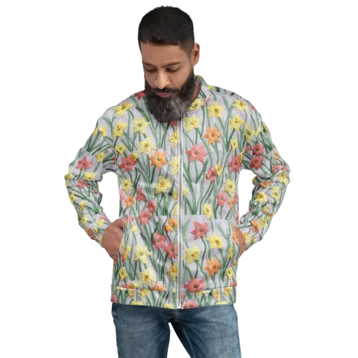 Daffodil Stitch — Bomber Jacket