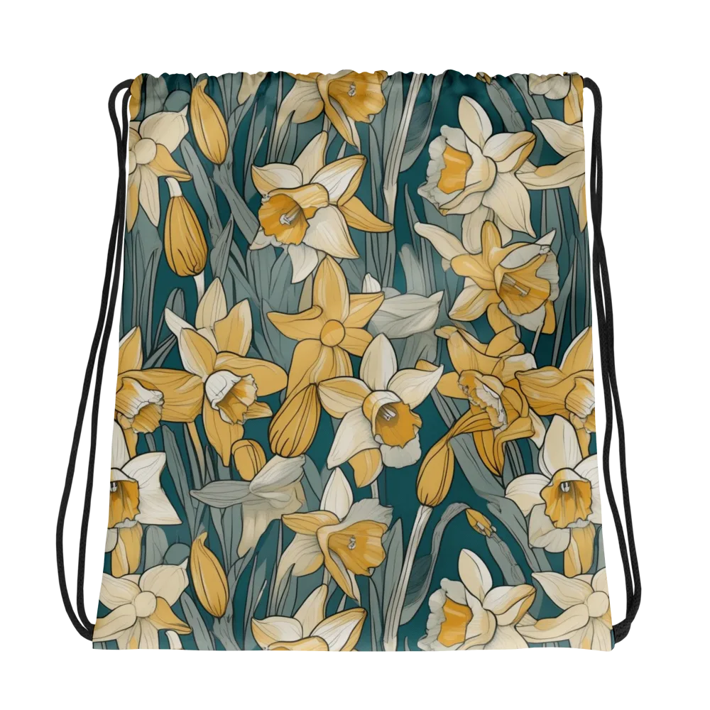 Daffodil Nocturne on Drawstring Bag — Photo